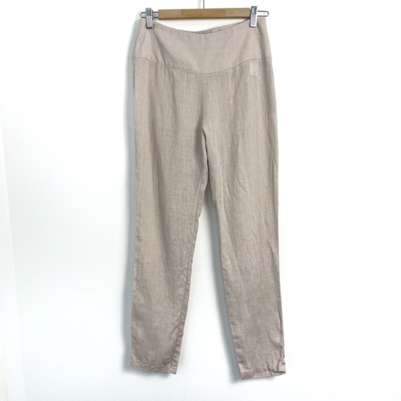 Sarah Pacini Linen Pants Sz 0 - Picture 10 of 14